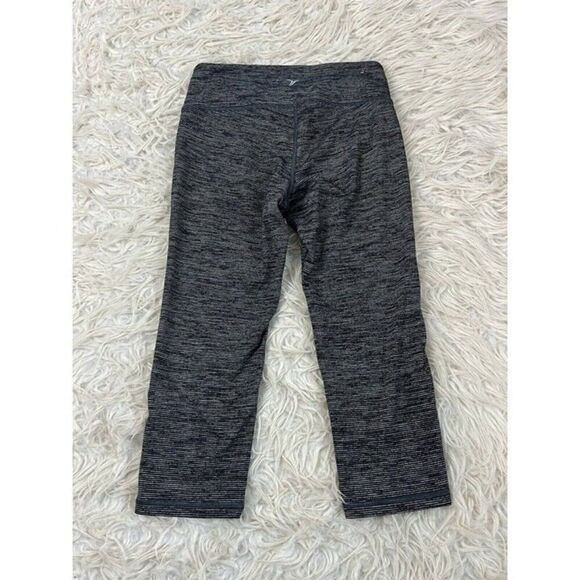 Old Navy Active Womens Leggings Grey Size Small Athletic Yoga Stripe Go-Dry - Picture 2 of 8